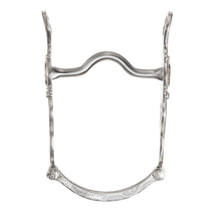 Schneiders® Arabian Low Port Engraved Stainless Steel Show Bit II