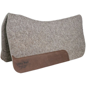 Unity™ Pad One Piece Western Felt Saddle Pad with Leg Cutout