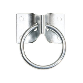 Cross Tie Ring Nickel Plate 2"