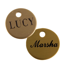 Brass Bridle and Halter Name Tag