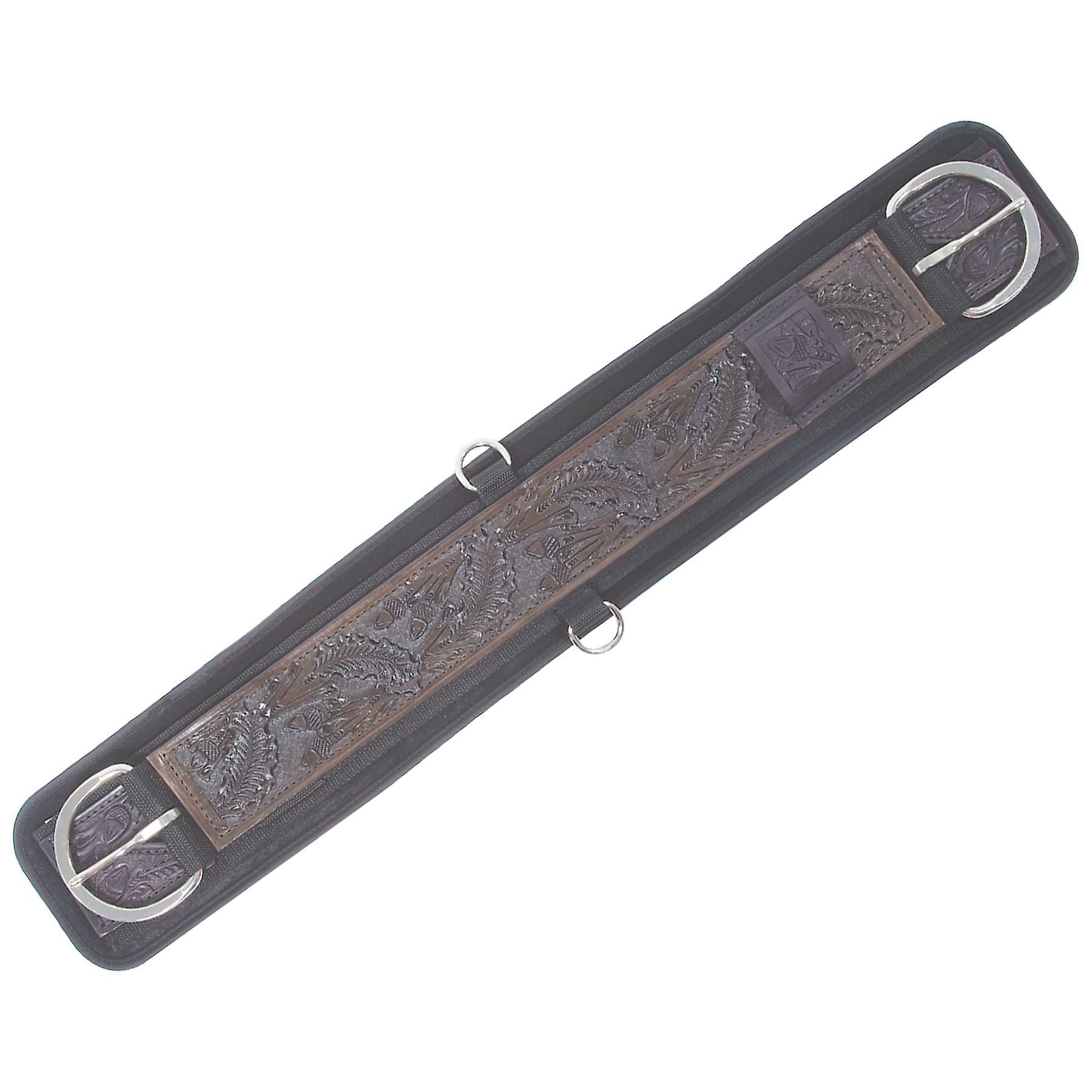 Dura-Tech® Neoflex Girth with Tooled Leather