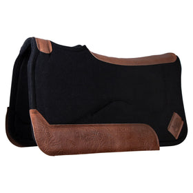 Impact Gel™ Contour Classic 3/4" Black Western Saddle Pad