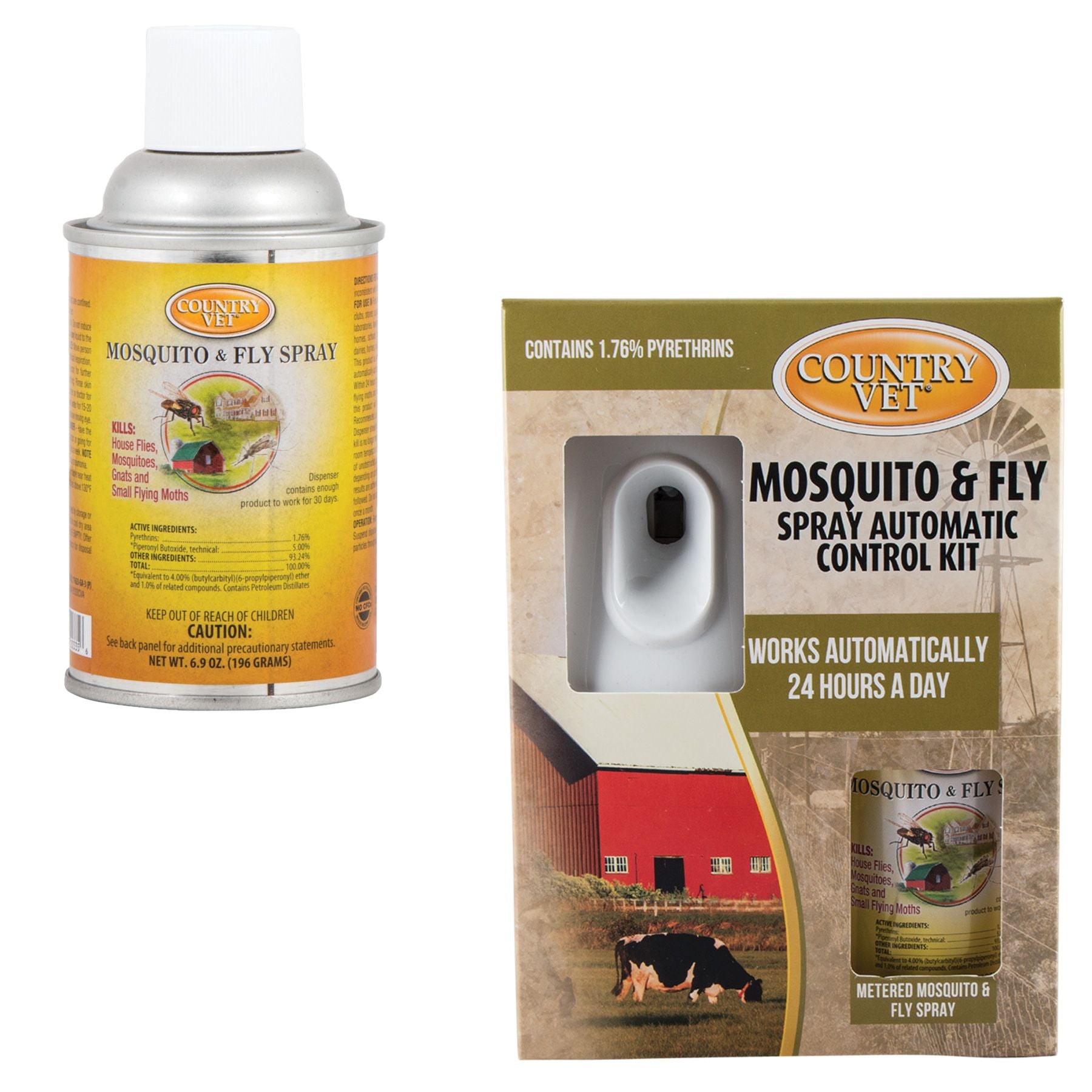 Country Vet Mosquito and Fly Control Kit and Refill