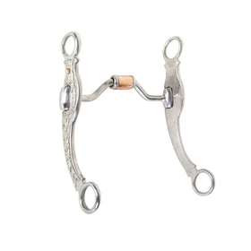 Schneiders® Sedona Ported Barrel Curb Bit with Copper Roller