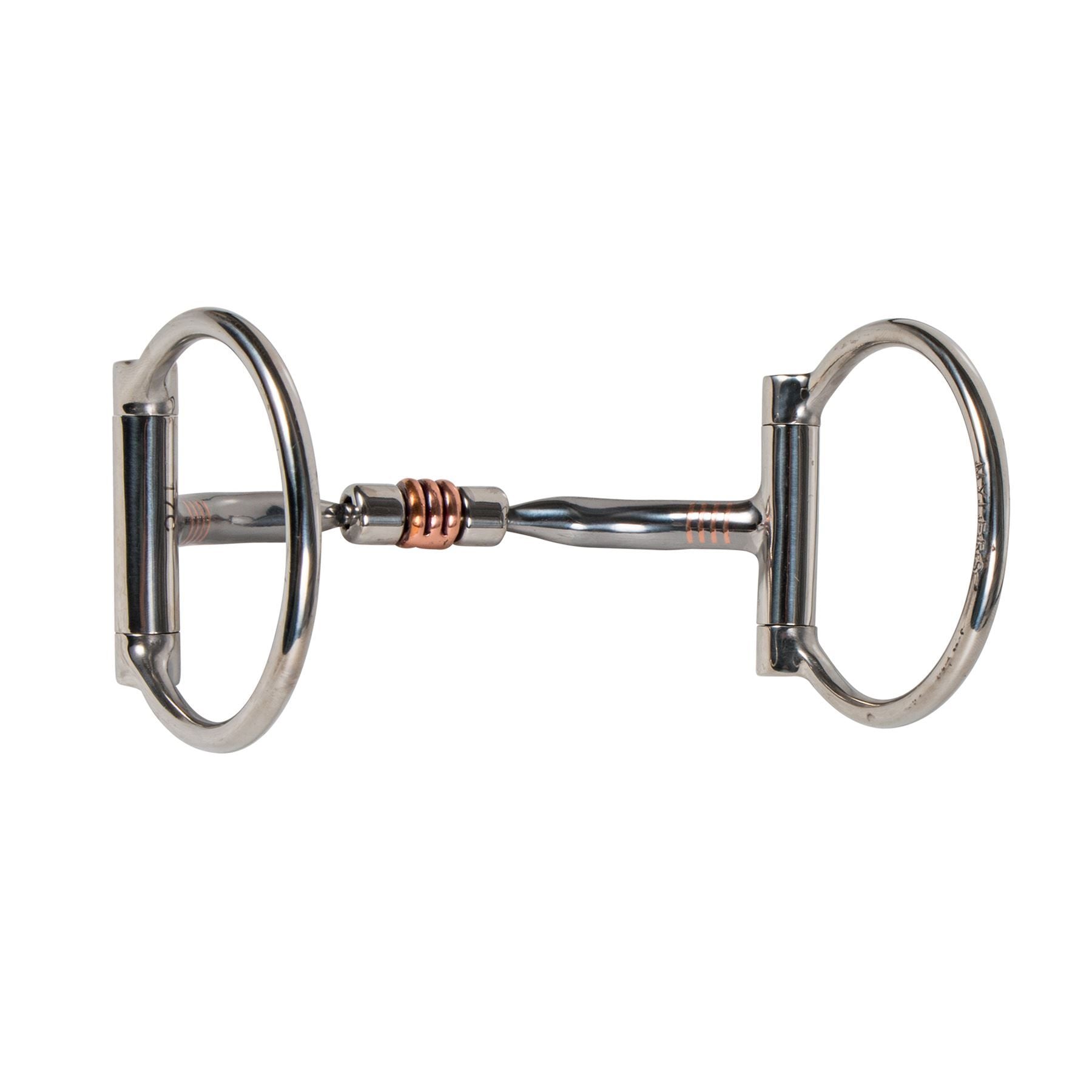 Myler Western D Ring Comfort Snaffle Bit with Copper Roller