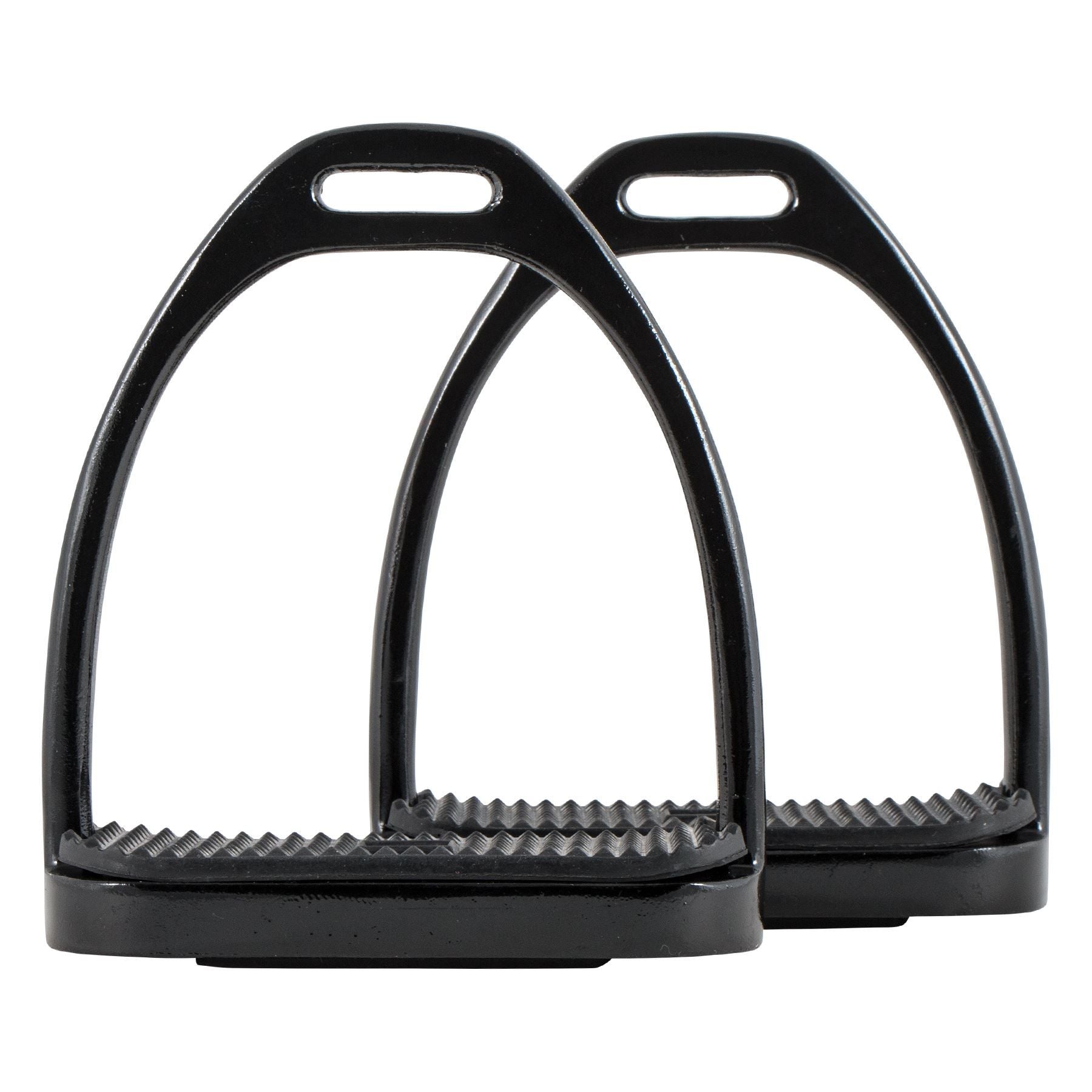 Schneiders® Black Powder Coated Stirrup Irons