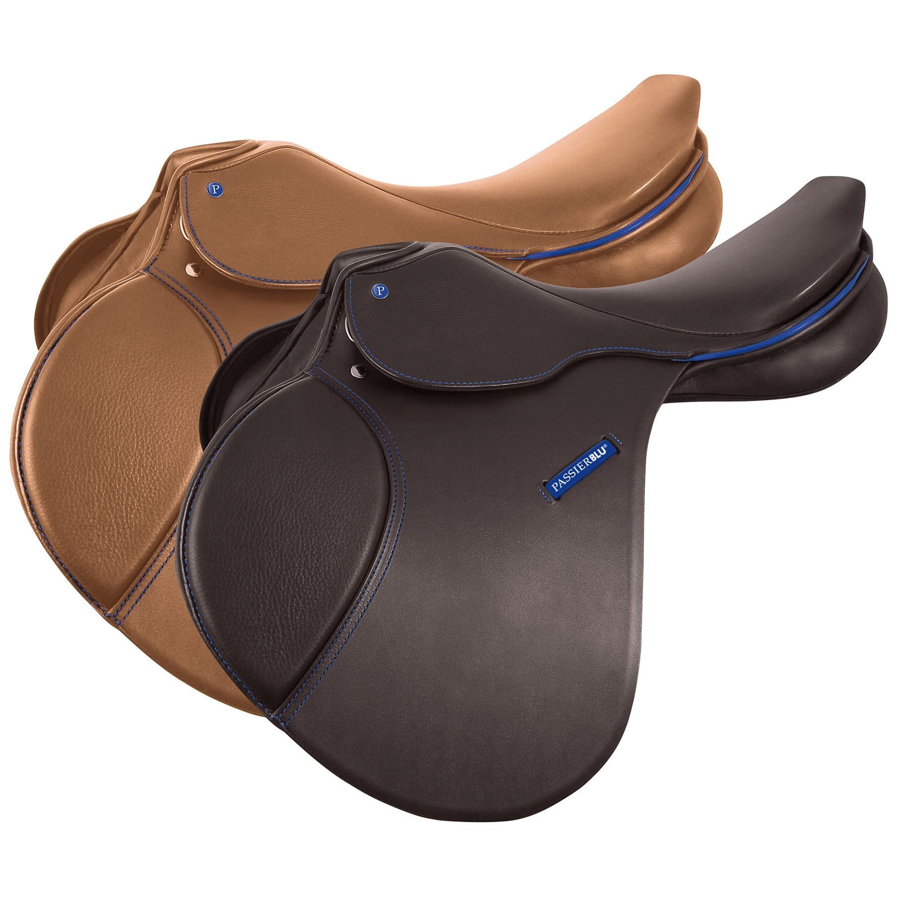 PASSIERBLU Motion Close Contact English Saddle, 17 / Havana