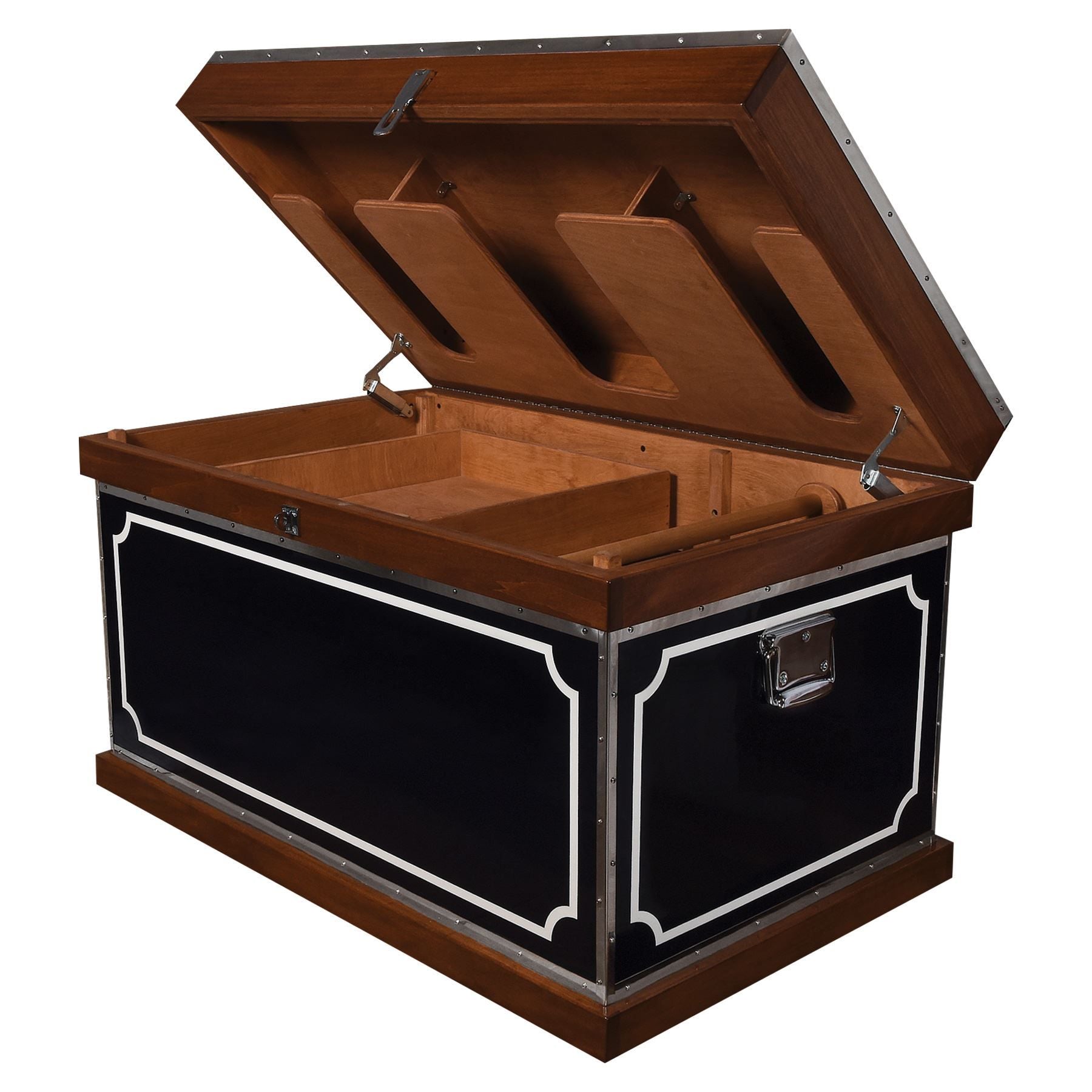 Horse Fare Large Vinyl Wood Tack Trunk