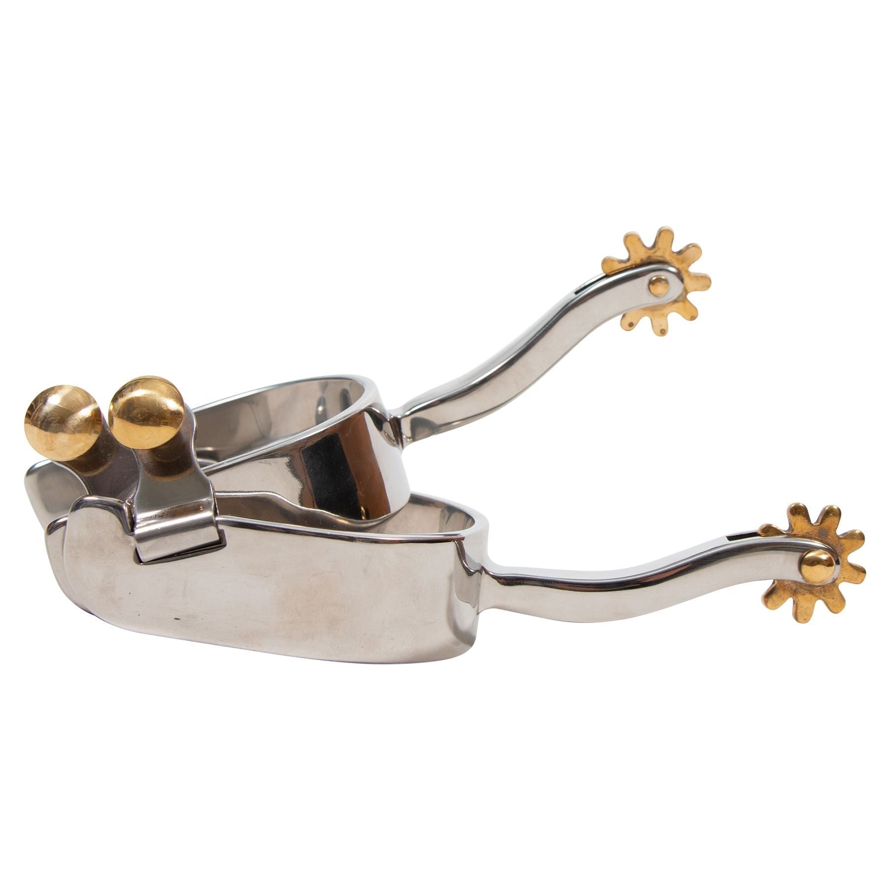 Schneiders® Youth Stainless Steel Equitation Rowel Western Spurs