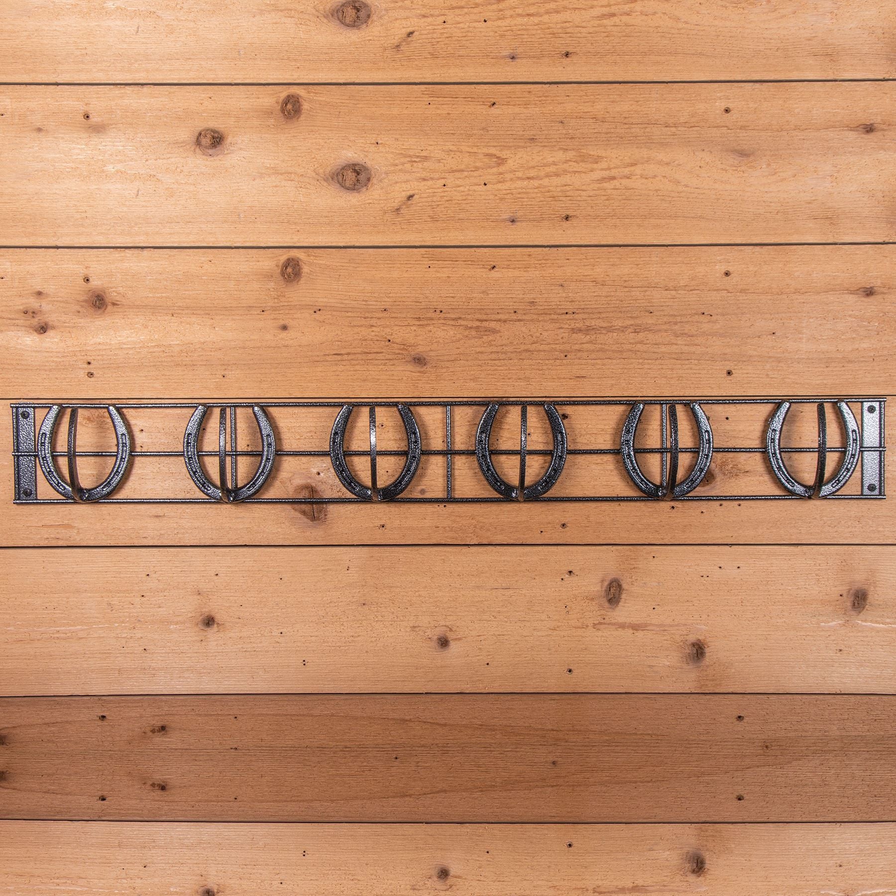 Easy-Up® Pro Mountable Horseshoe 6 Hook Rack