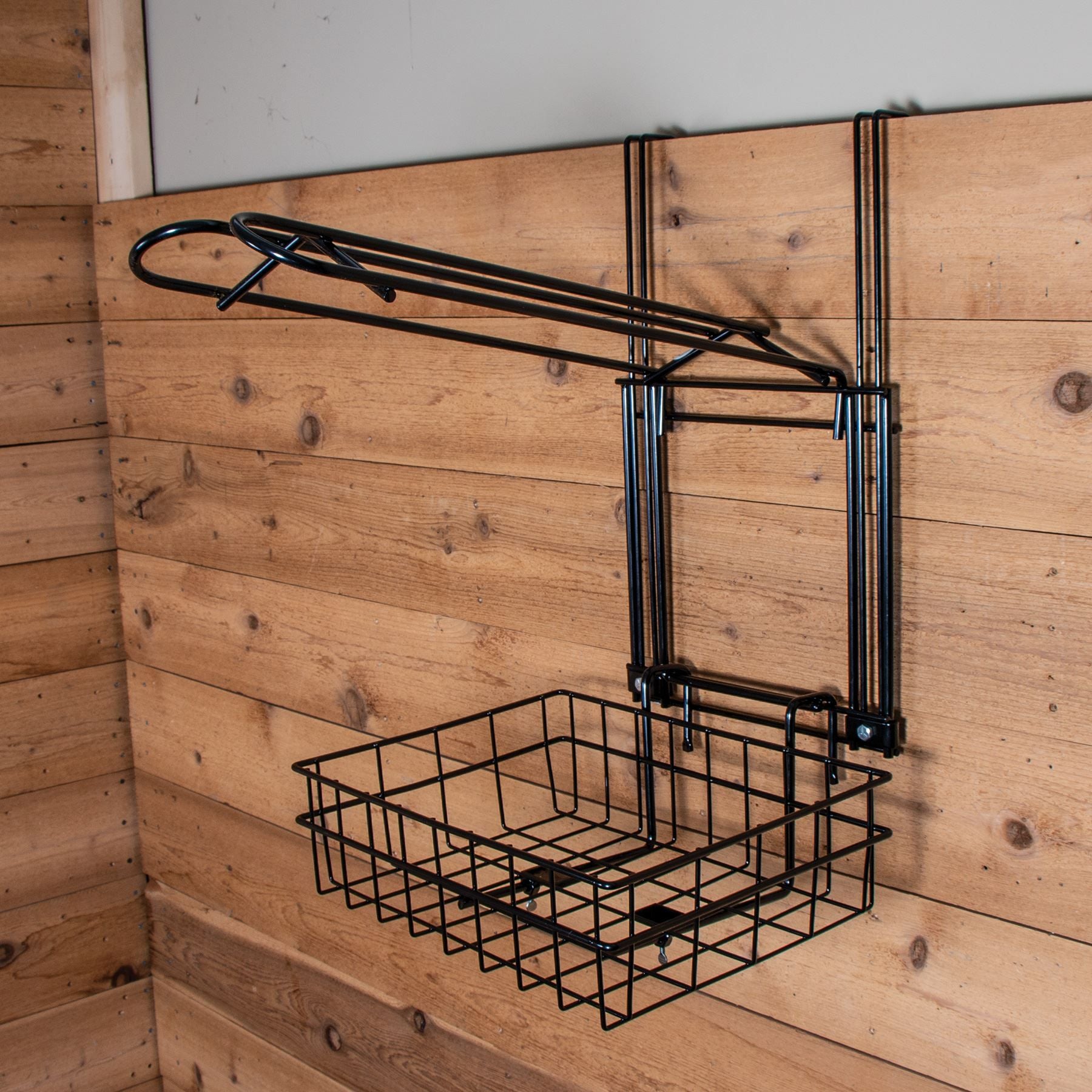 Easy-Up® 2 Tier Interchangeable System with Saddle Rack & Basket