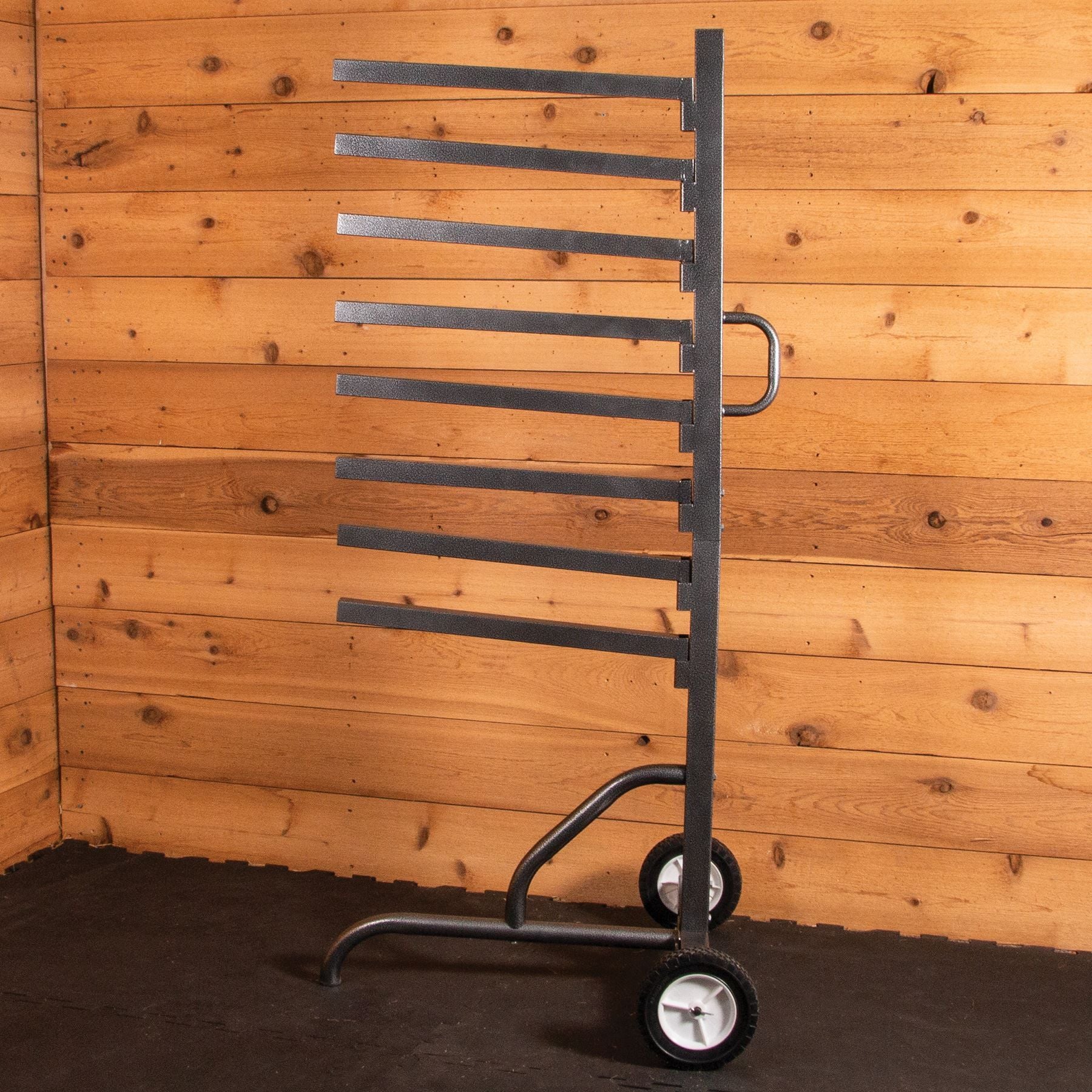 Easy-Up® Pro 8 Tier Pad Rack on Wheels