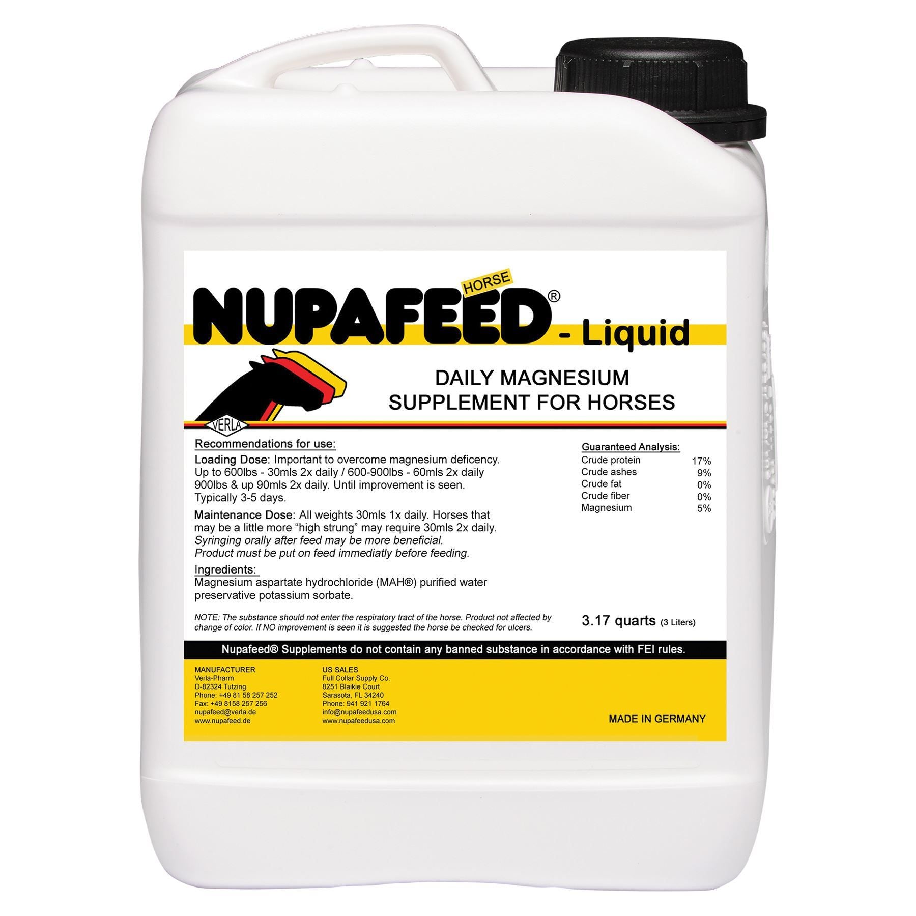 Nupafeed® Magnesium Daily Liquid 3 Liter
