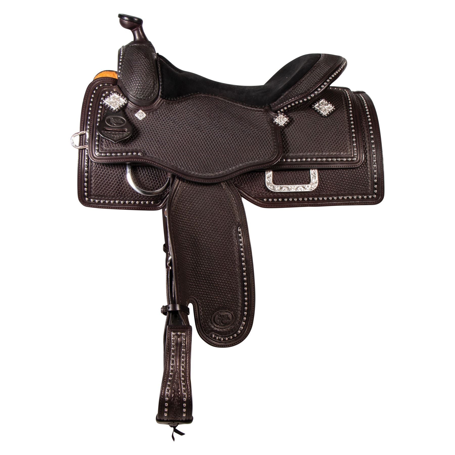 Billy Royal®  Studded Basketweave Show Saddle