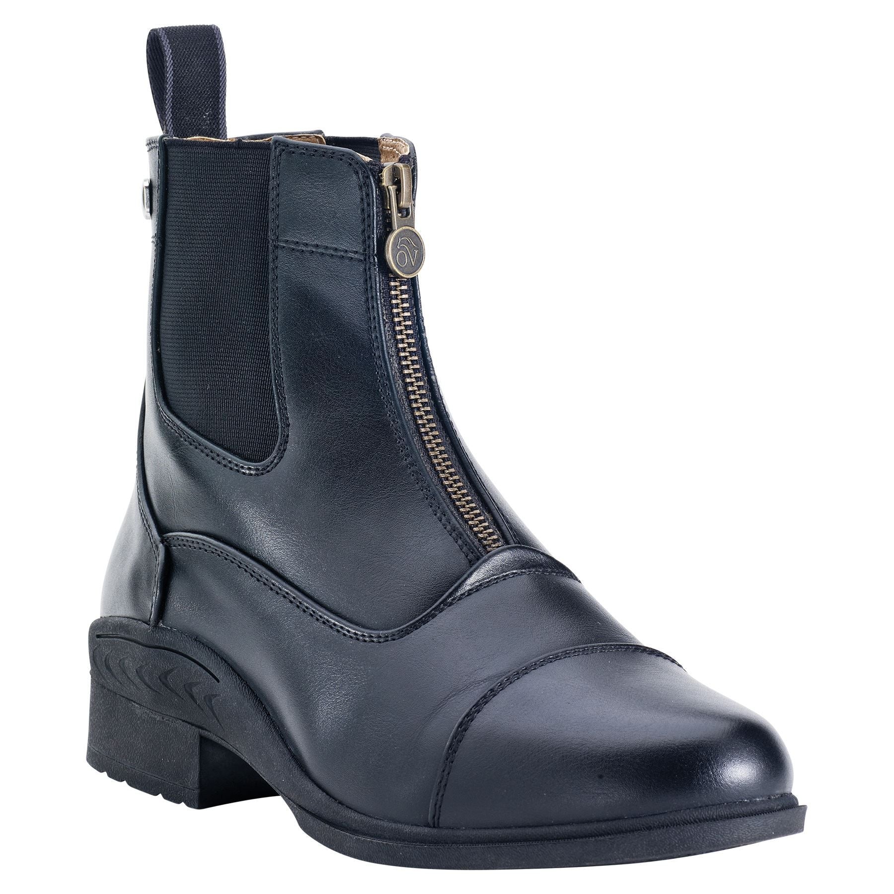 ovation gold circuit dress boot Ladies Quantum Zip Paddock - Black Tall boots