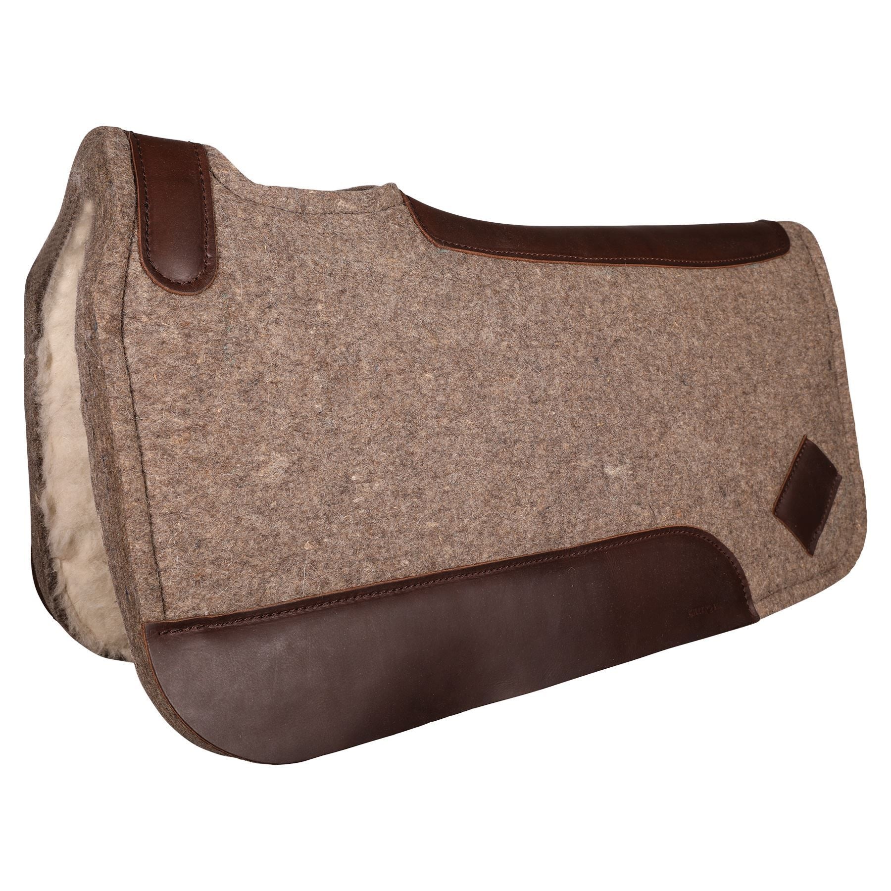 Billy Royal® Merino Wool Western Saddle Pad with Wool Bottom