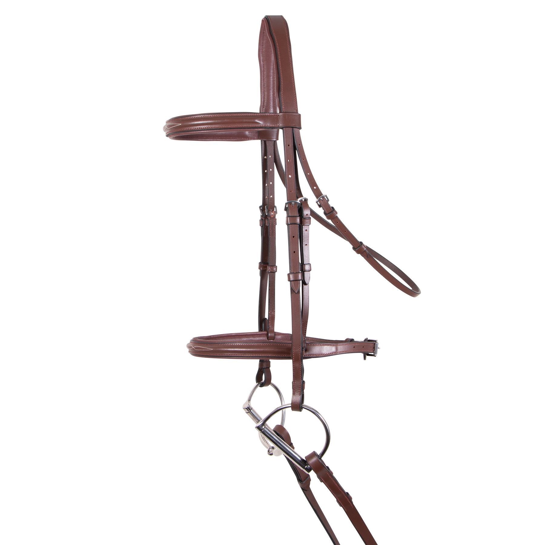 Pinnacle Pro Series Hunter Classic Bridle w/XL Reins for Horses