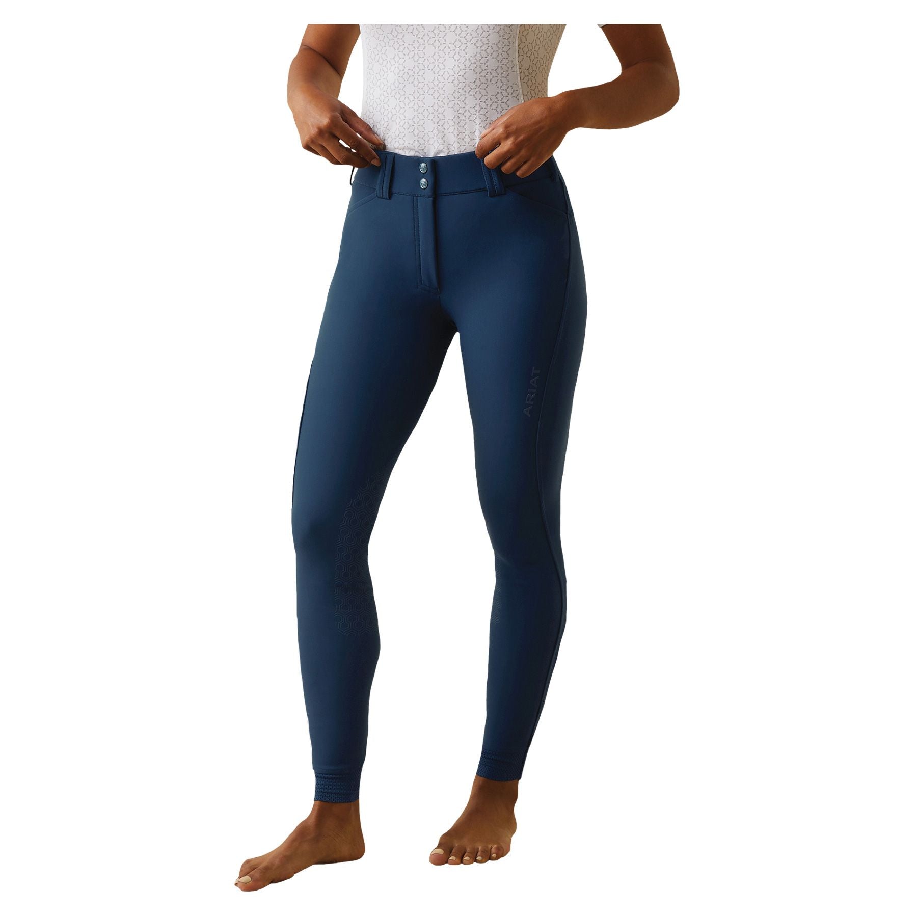 Ariat® Ladies Tri Factor Grip Knee Patch Breeches