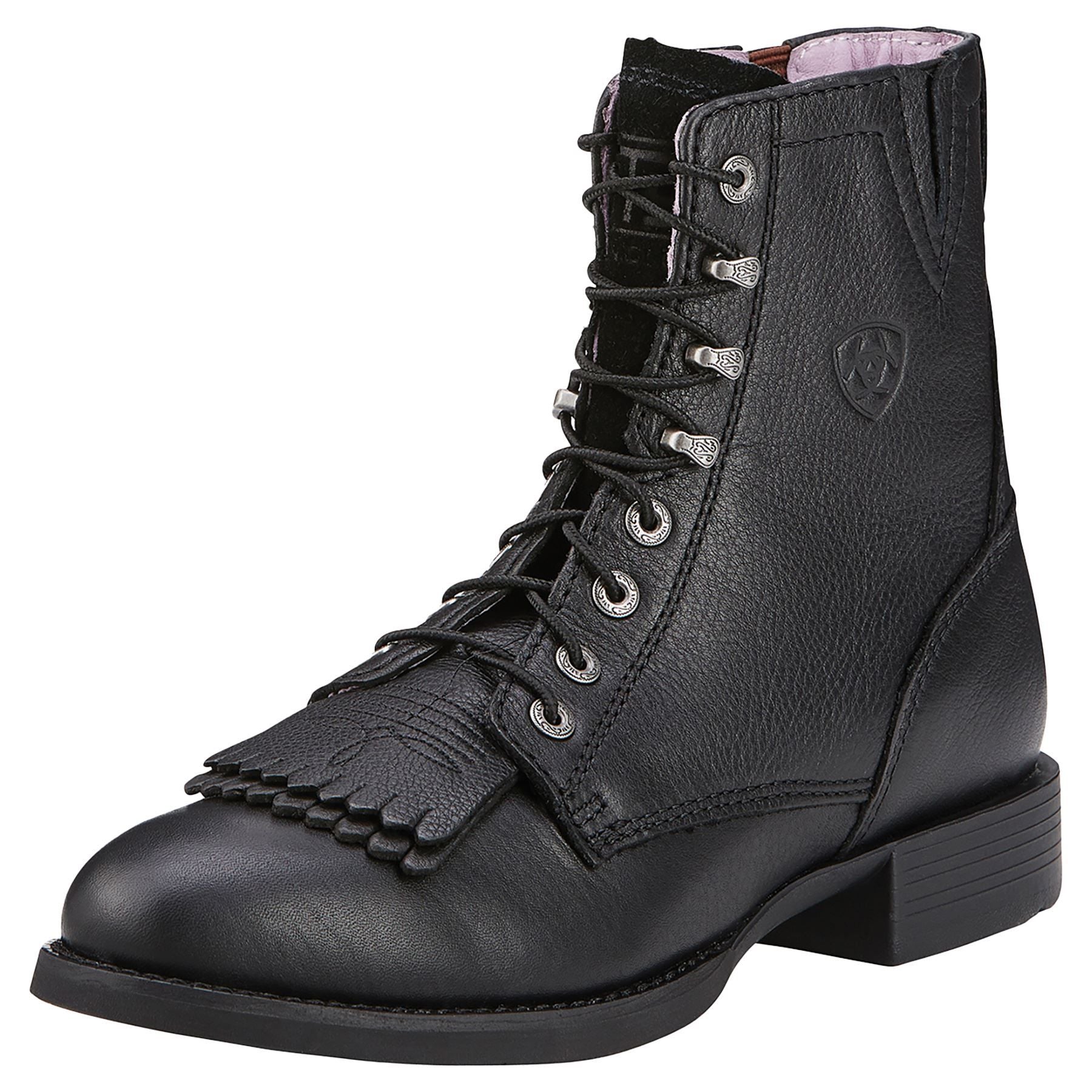 Ariat® Ladies Heritage Ii Distressed Lacer Black