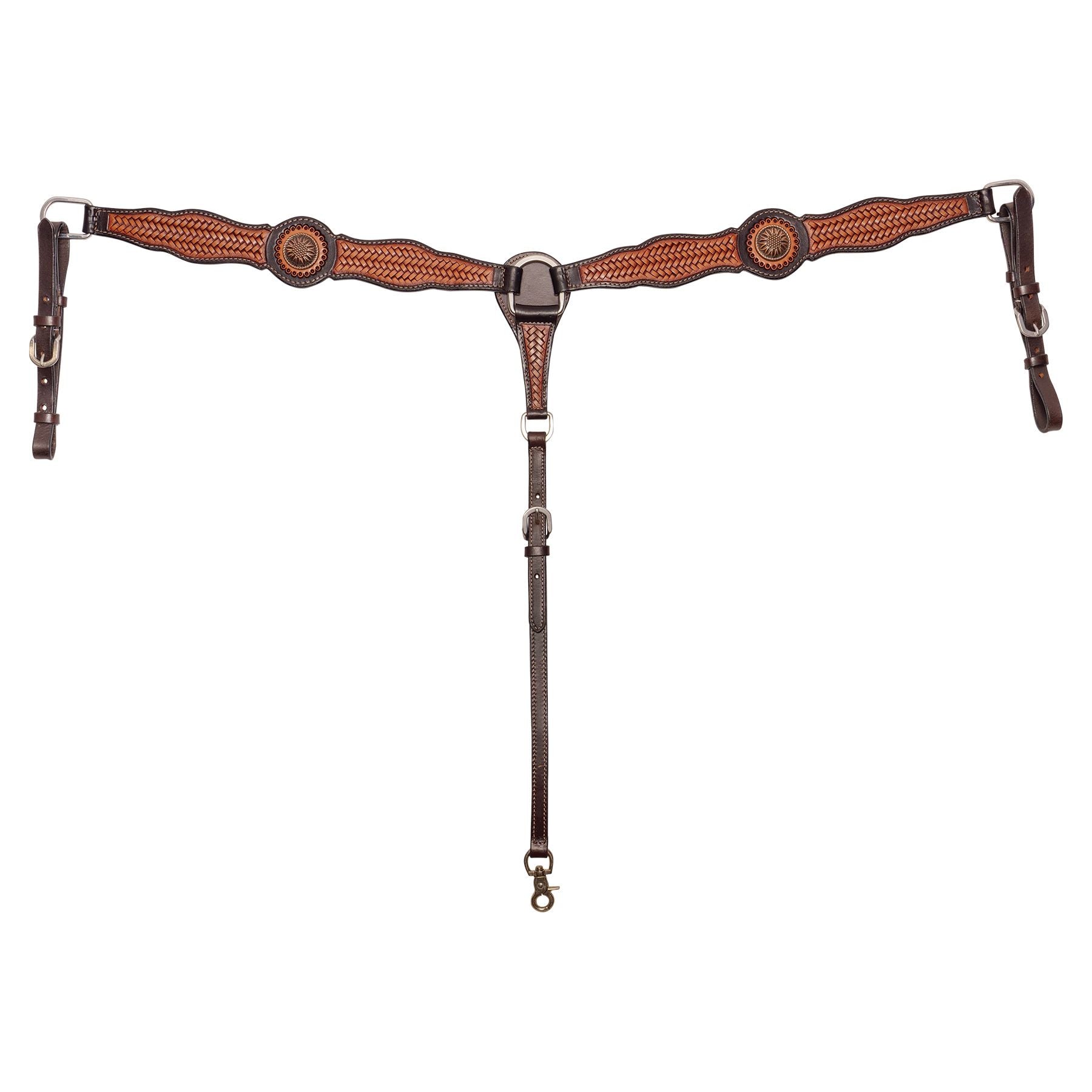 Schneiders® Tooled Concho Western Breast Collar