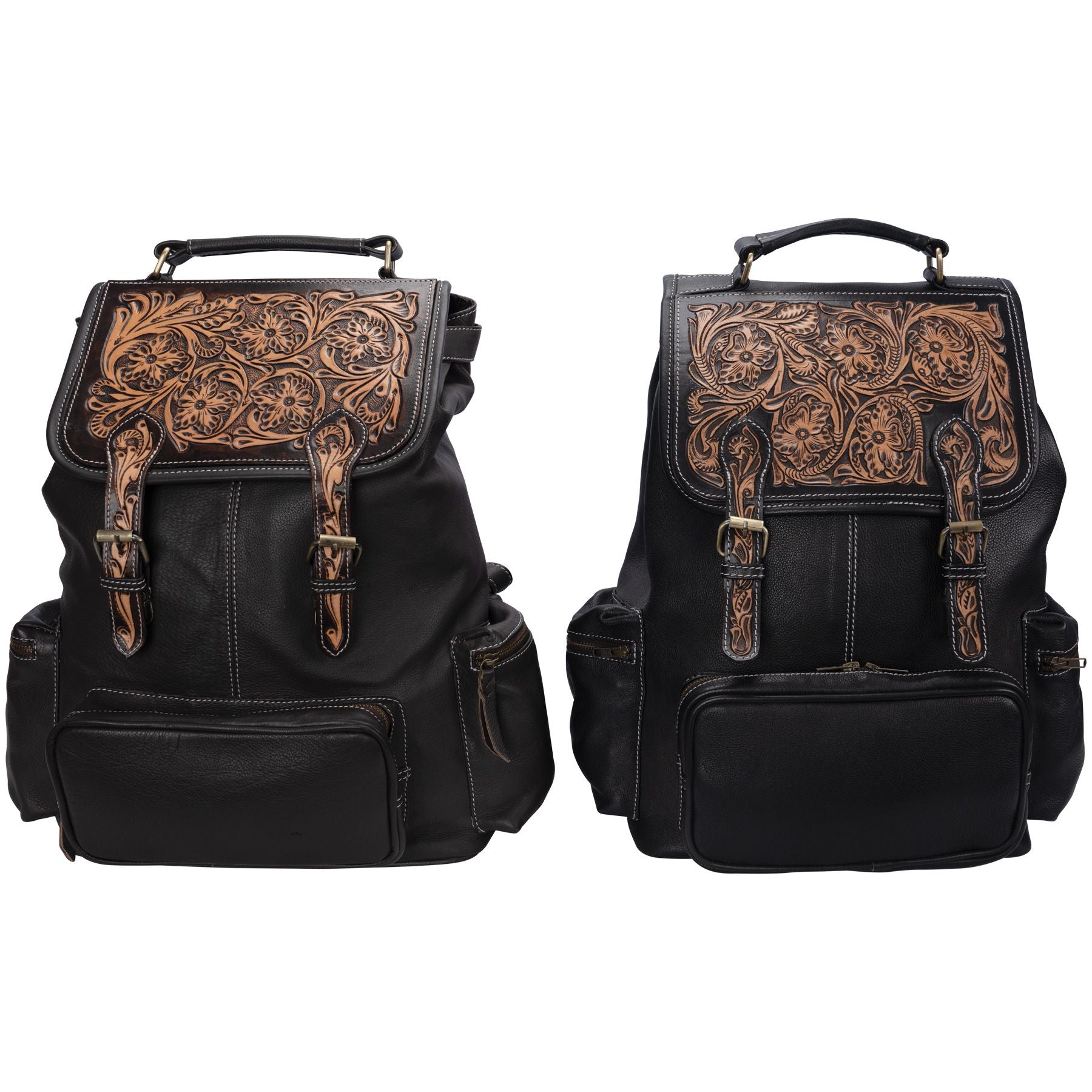 cooperative leather backpack Trahide zippers Leather zipper pulls Solid copper rivets at all stress points Strong UV and weather resistant marine grade polyester thread Mission Mercantile Lifetime Promise Dimensions Texas Longhorns Ward Hill Backpack