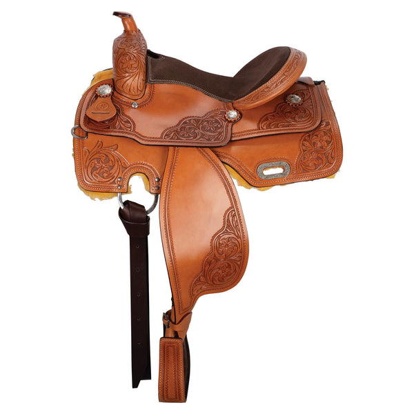 SADE シャーデー SADE-SH11 サイズ 2 FK Schneiders® Wyatt II Tooled All Around Saddle