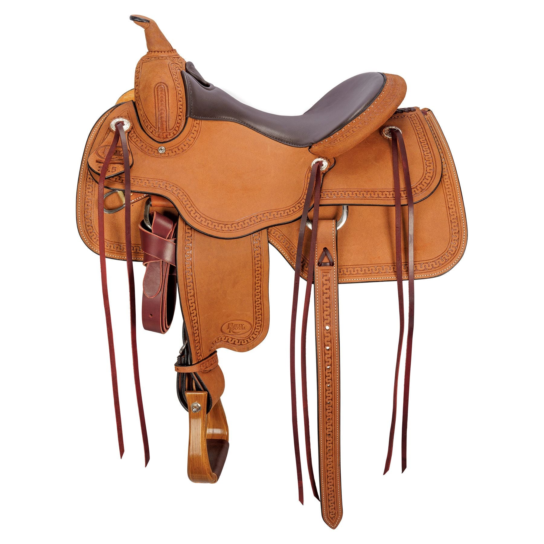Billy Royal® Elite Oiled Roughout Ranch Saddle