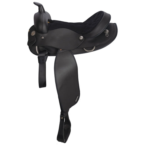 Wintec Round Skirt Wide Tree Synthetic Western Saddle