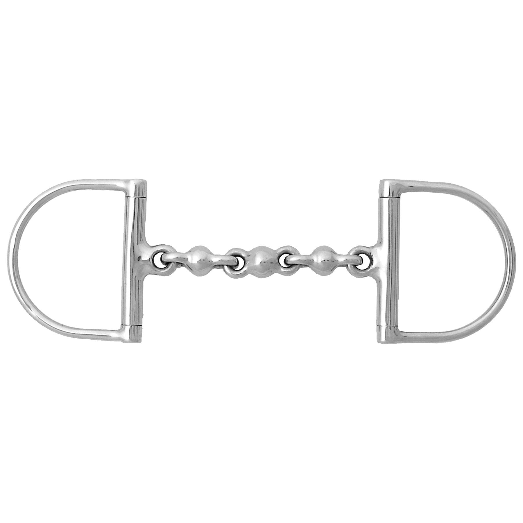 Korsteel Stainless Steel Waterford Hunter Dee Ring Snaffle Bit