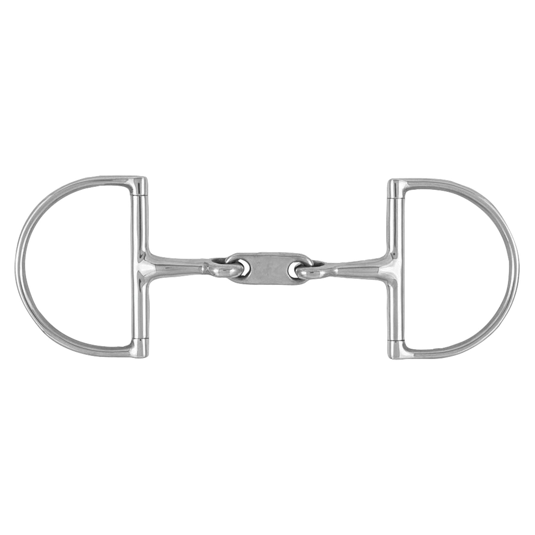 JP Korsteel Stainless Steel Dr. Bristol Hunter Dee Ring Snaffle Bit