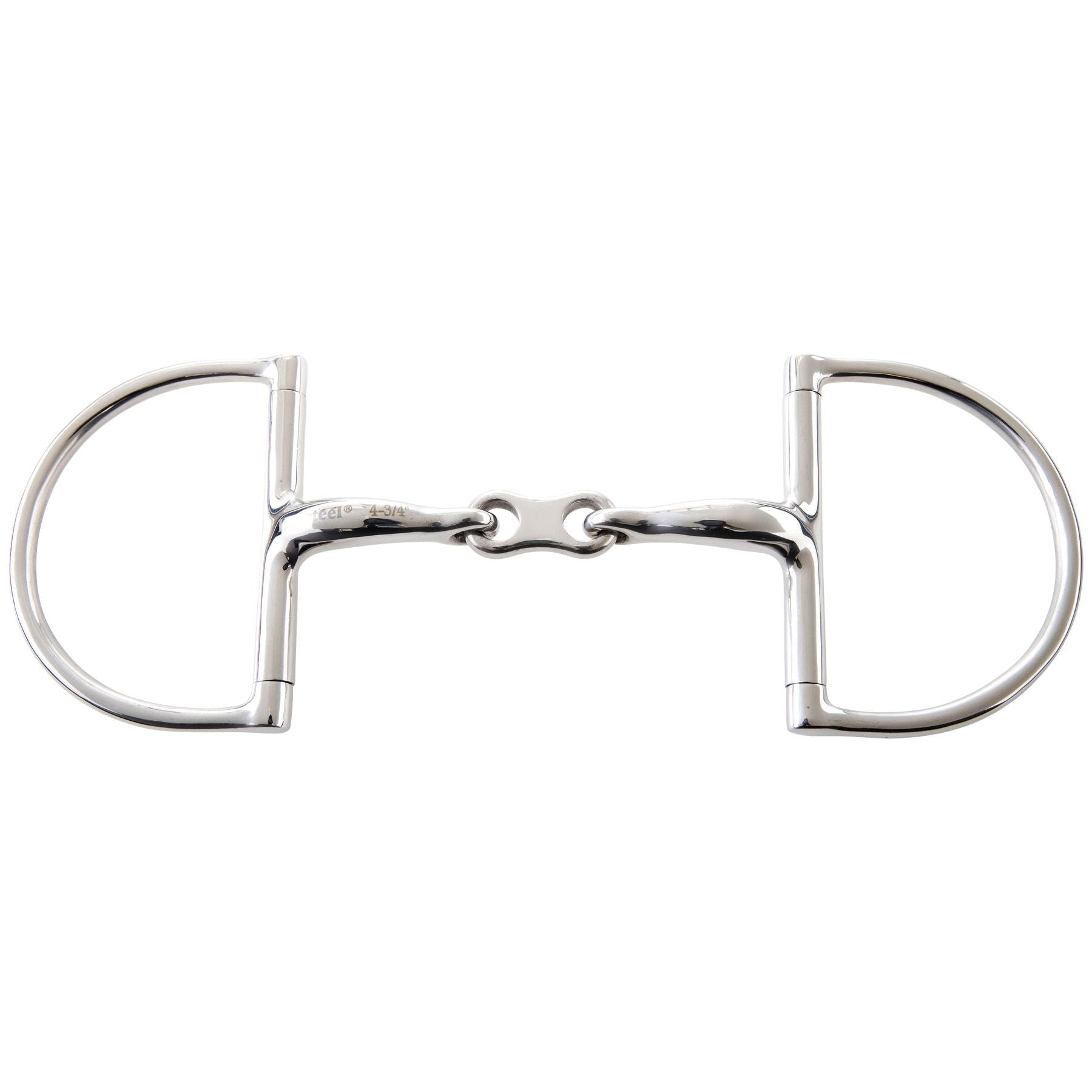 JP Korsteel Stainless Steel French Link Hunter Dee Ring Snaffle Bit