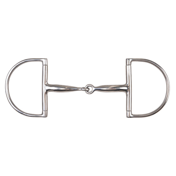JP Korsteel Stainless Steel Hunter Dee Ring Snaffle Bit