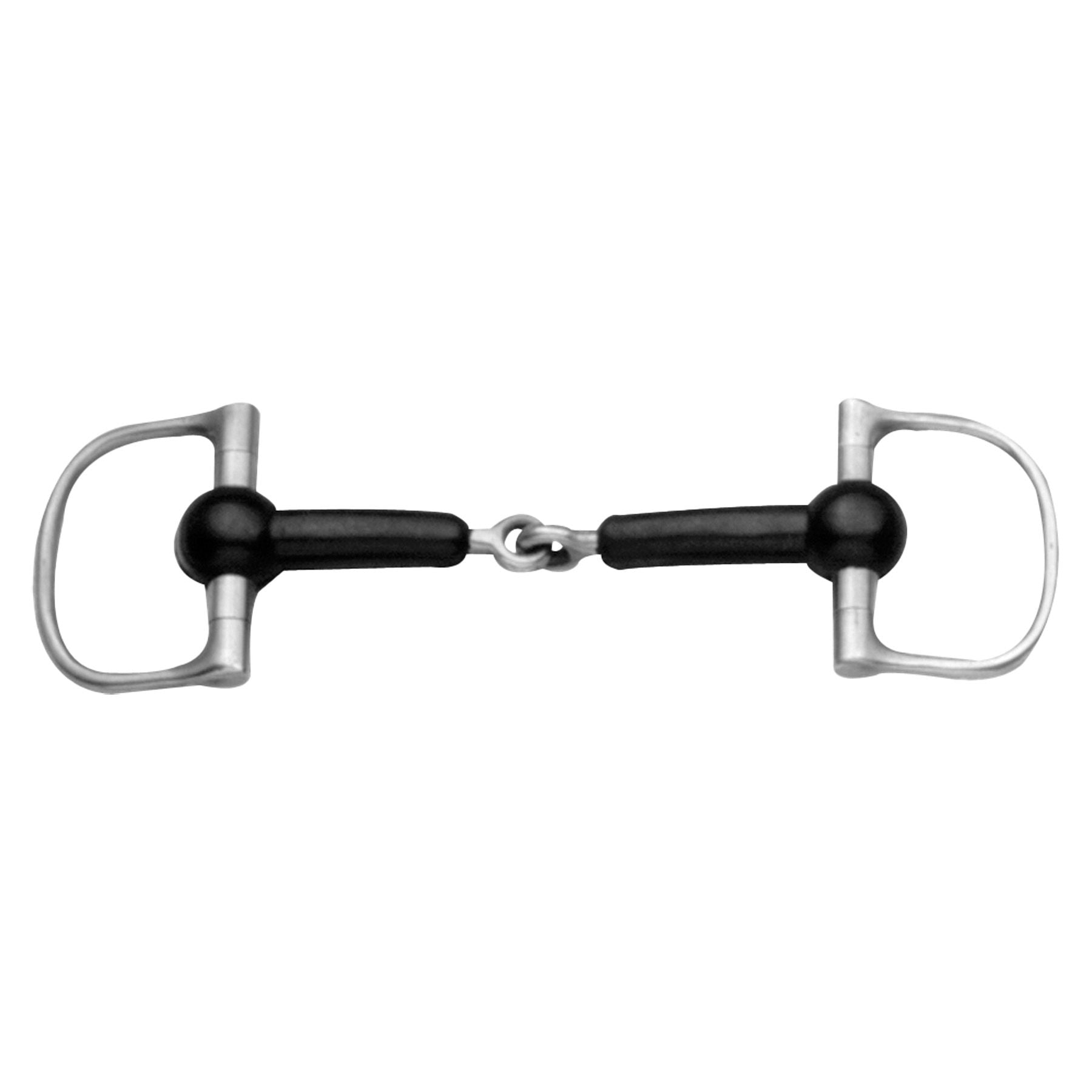 Soft Rubber Mouth Jointed Dee Ring Snaffle Bit