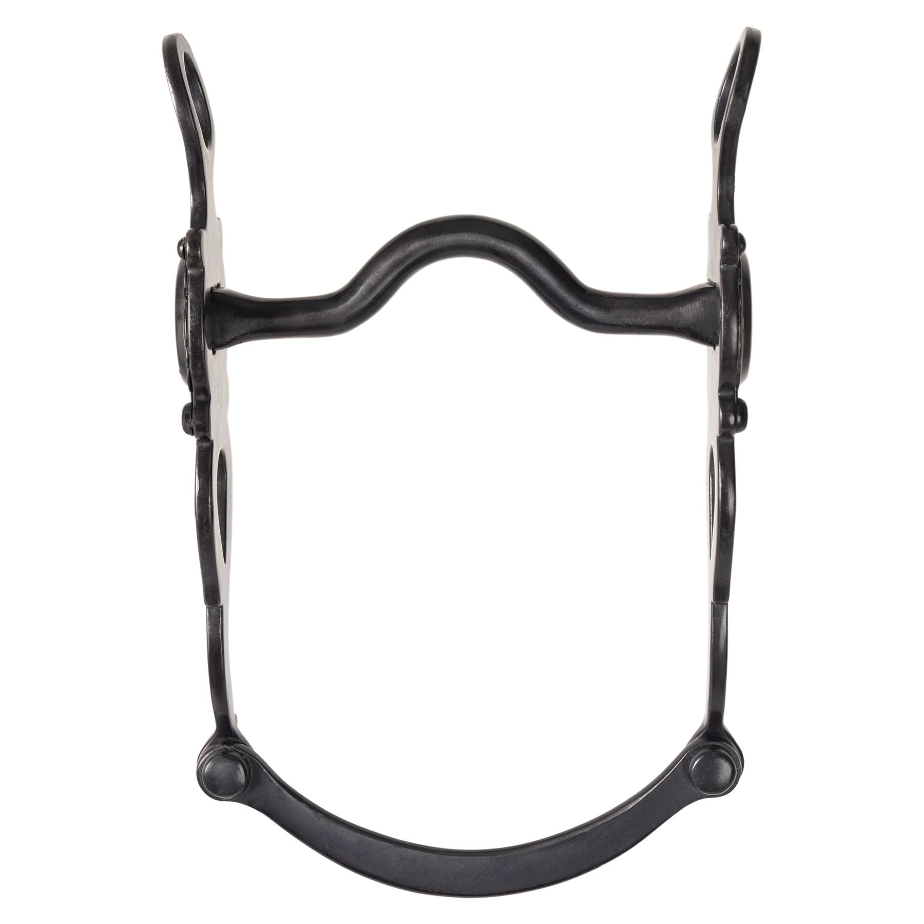 Schneiders® Arabian Low Port Black Steel Bit