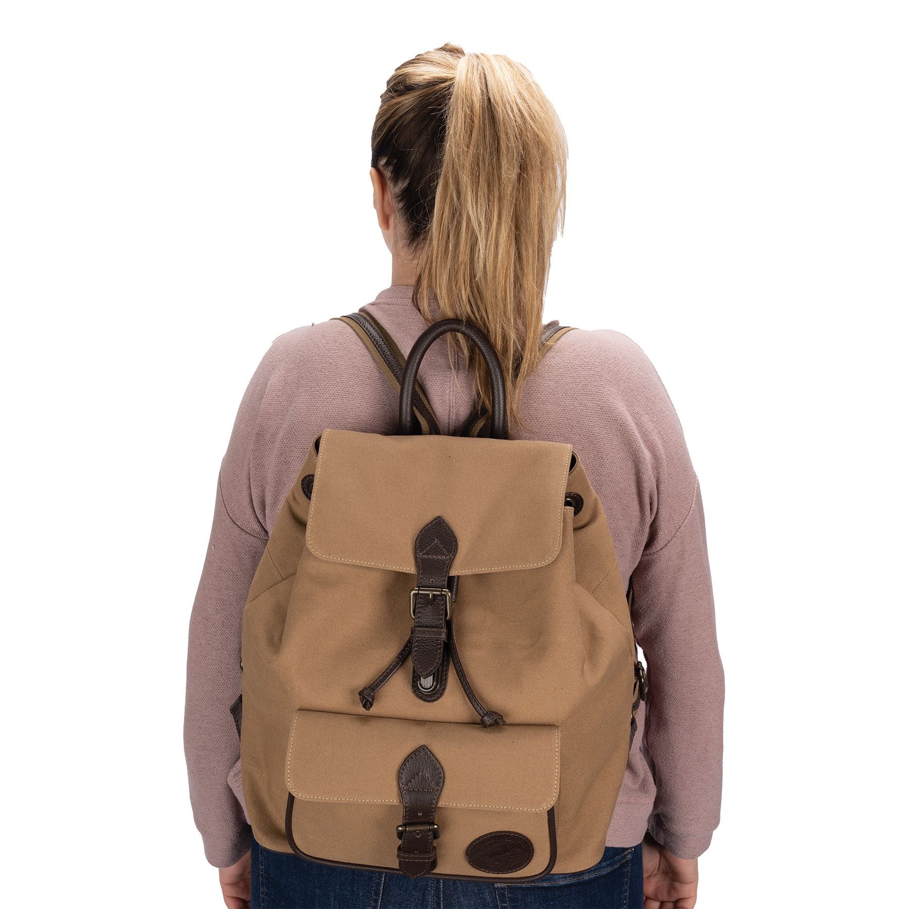 K3DE Heritage Canvas and Leather Backpack