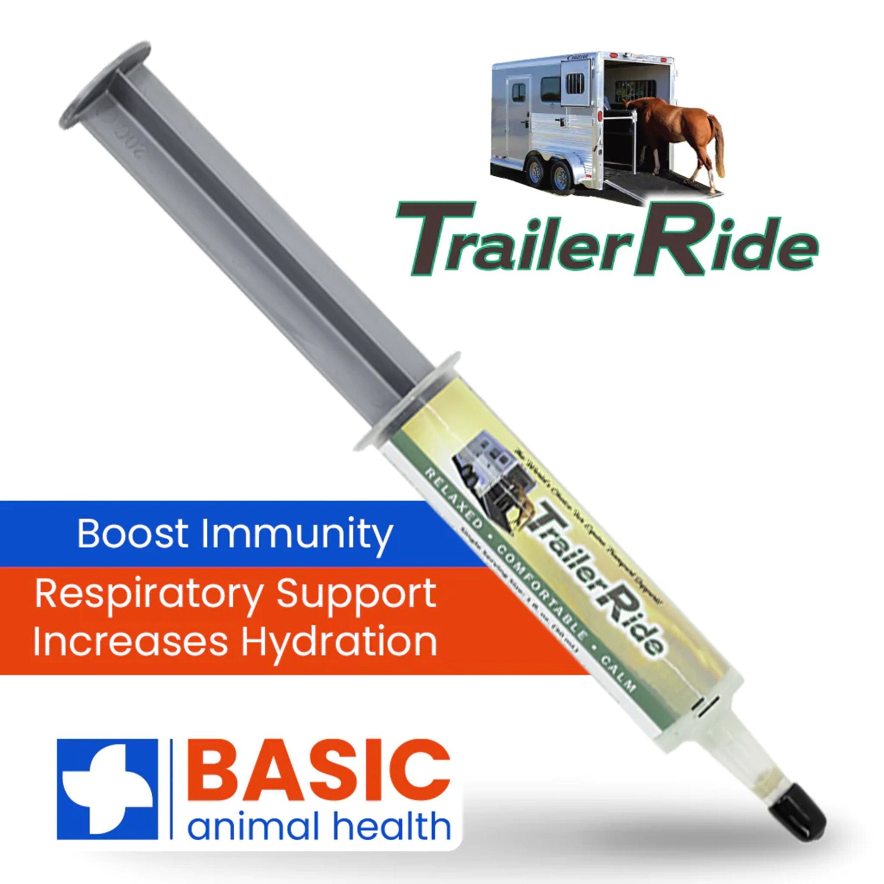 Basic Animal Health TrailerRide Horse Calming Gel - 3 Pack