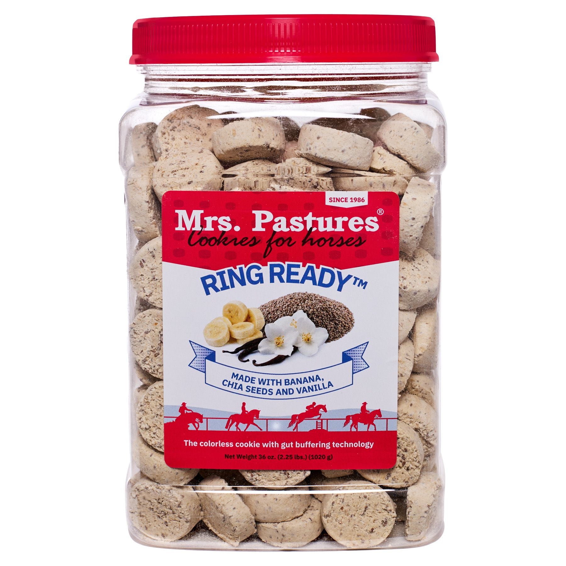Mrs. Pastures® Ring Ready™ Cookies for Horses - 2.25 lb Jar