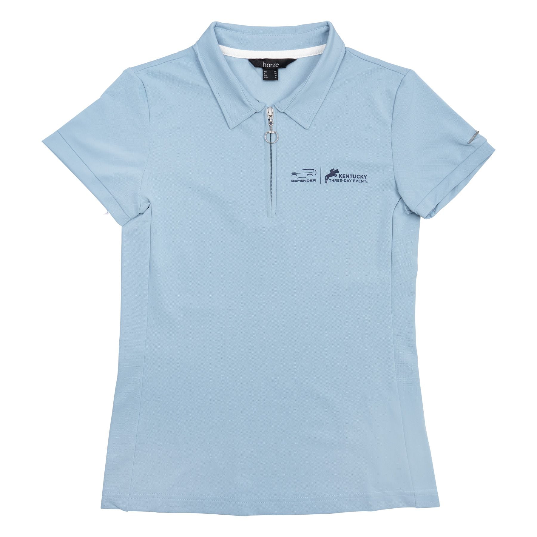 K3DE Defender Horze Willow Ladies 1/4 Zip Stretch Polo Shirt