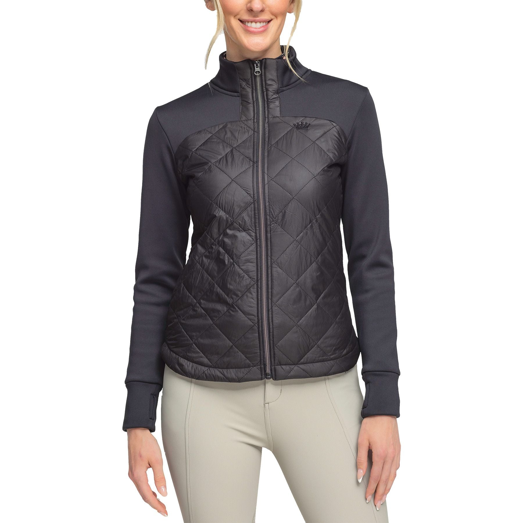 Kastel Denmark Full Zip Quilted Front Jacket