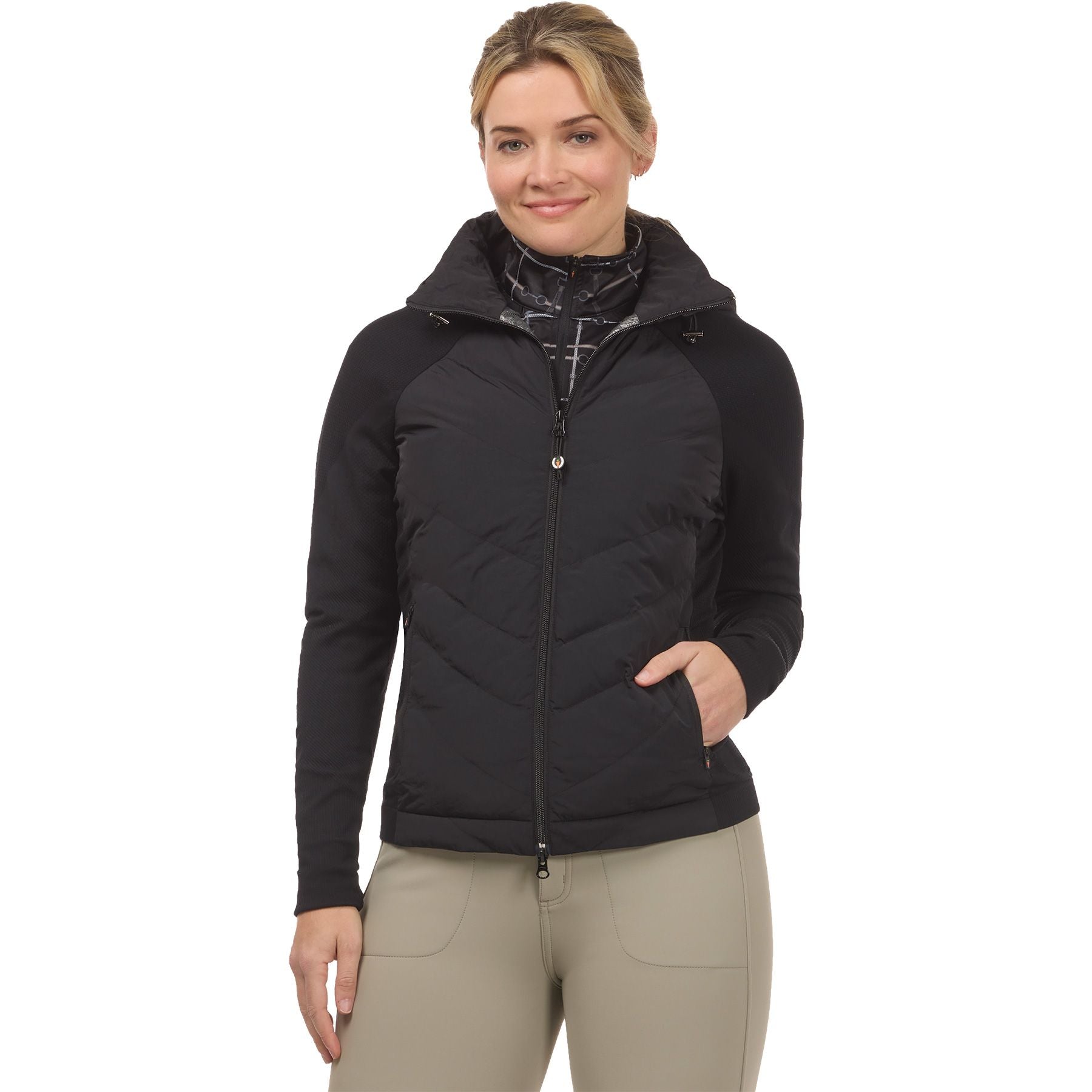 Kerrits® EquiTech Hybrid Hooded Quilted Jacket