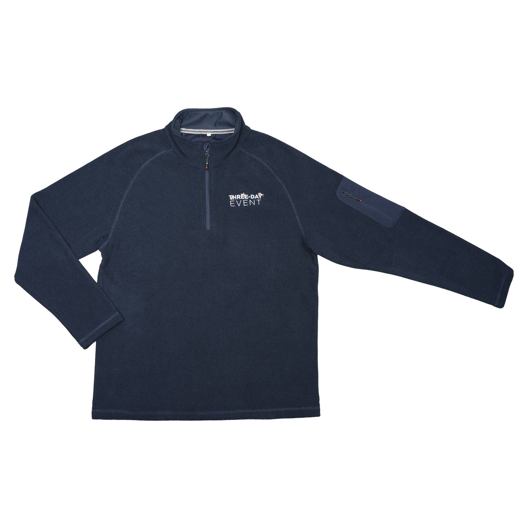 K3DE Dubarry Three-Day Event Unisex Quarter Zip Fleece Pullover Shirt