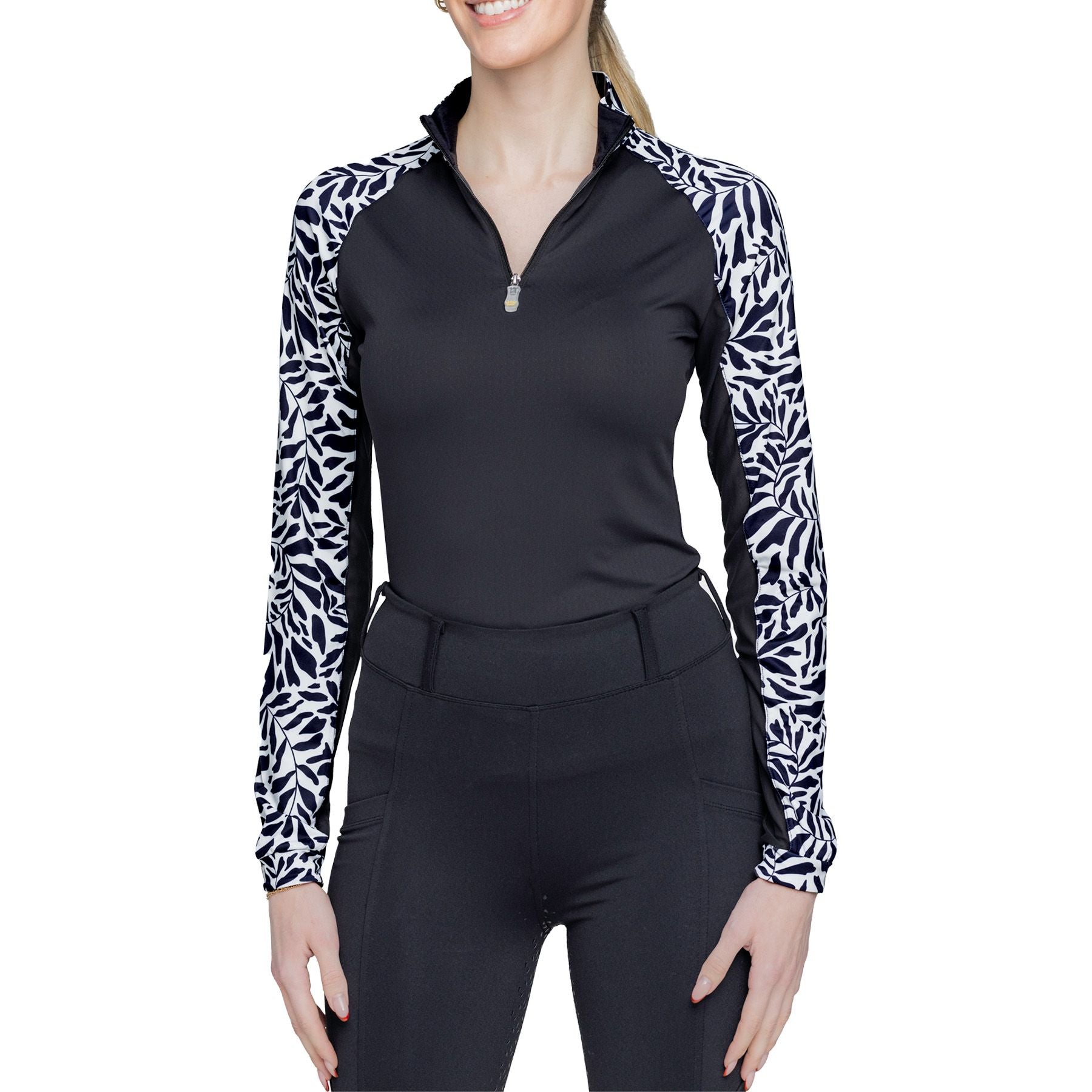 Kastel Denmark Ladies Climbing Vine Raglan 1/4 Zip Long Sleeve Sun Shirt