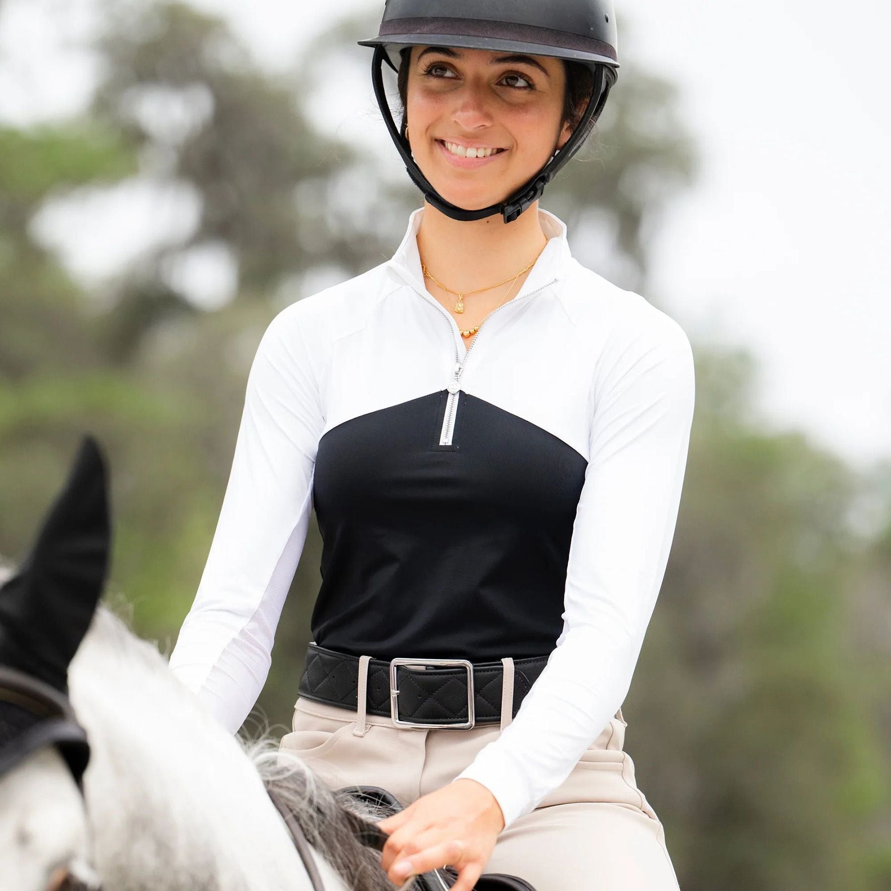 Dapplebay Ladies Long Sleeve Lady Riding Top