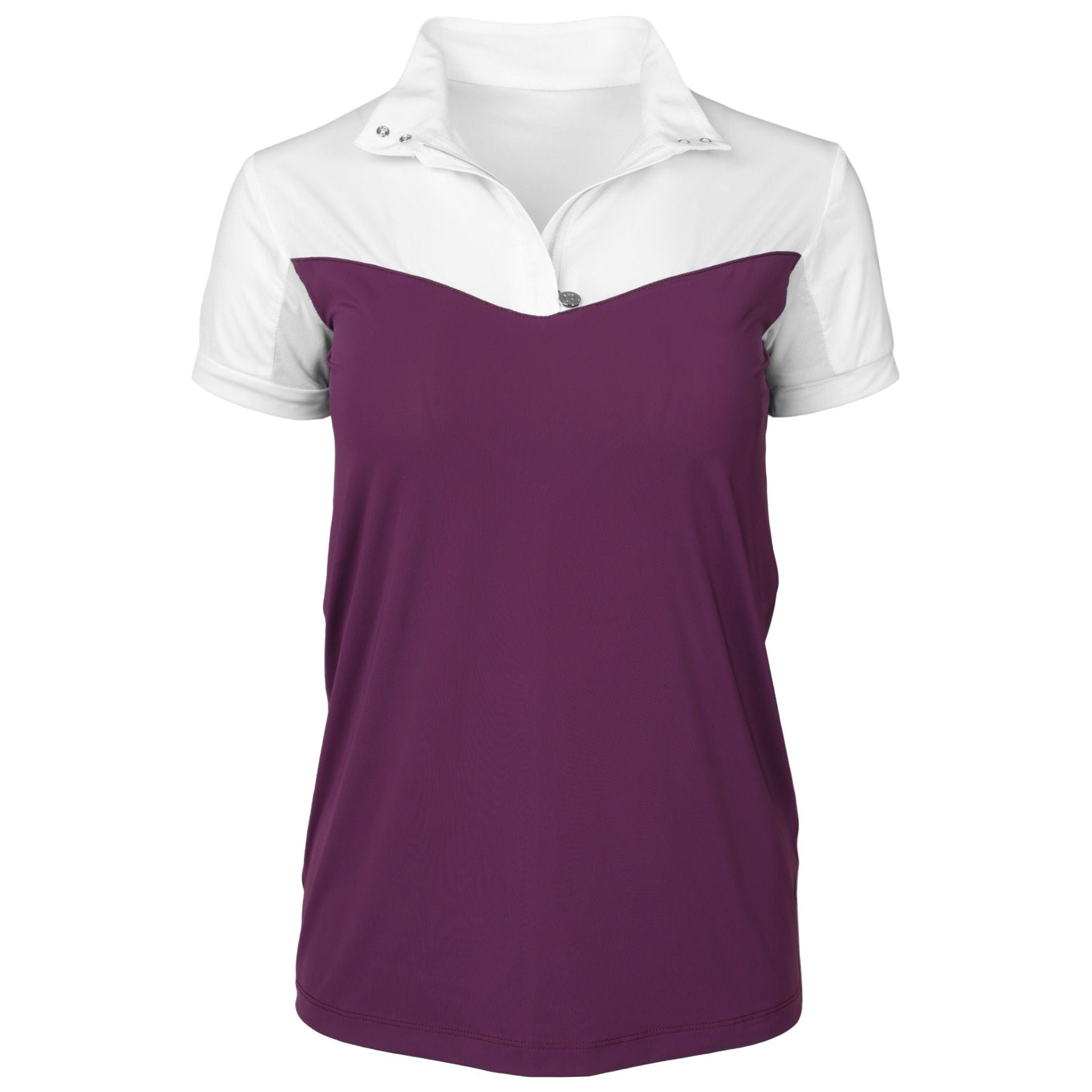 Dapplebay Ladies 1/4 Zip Short Sleeve Lady Show Top