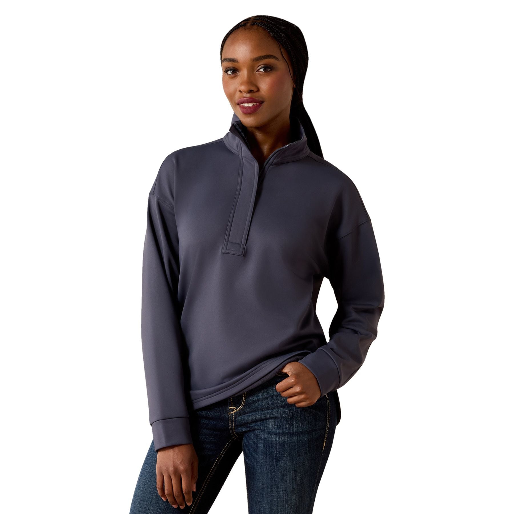 Ariat® Ladies Breeze Logo 1/2 Zip Sweatshirt