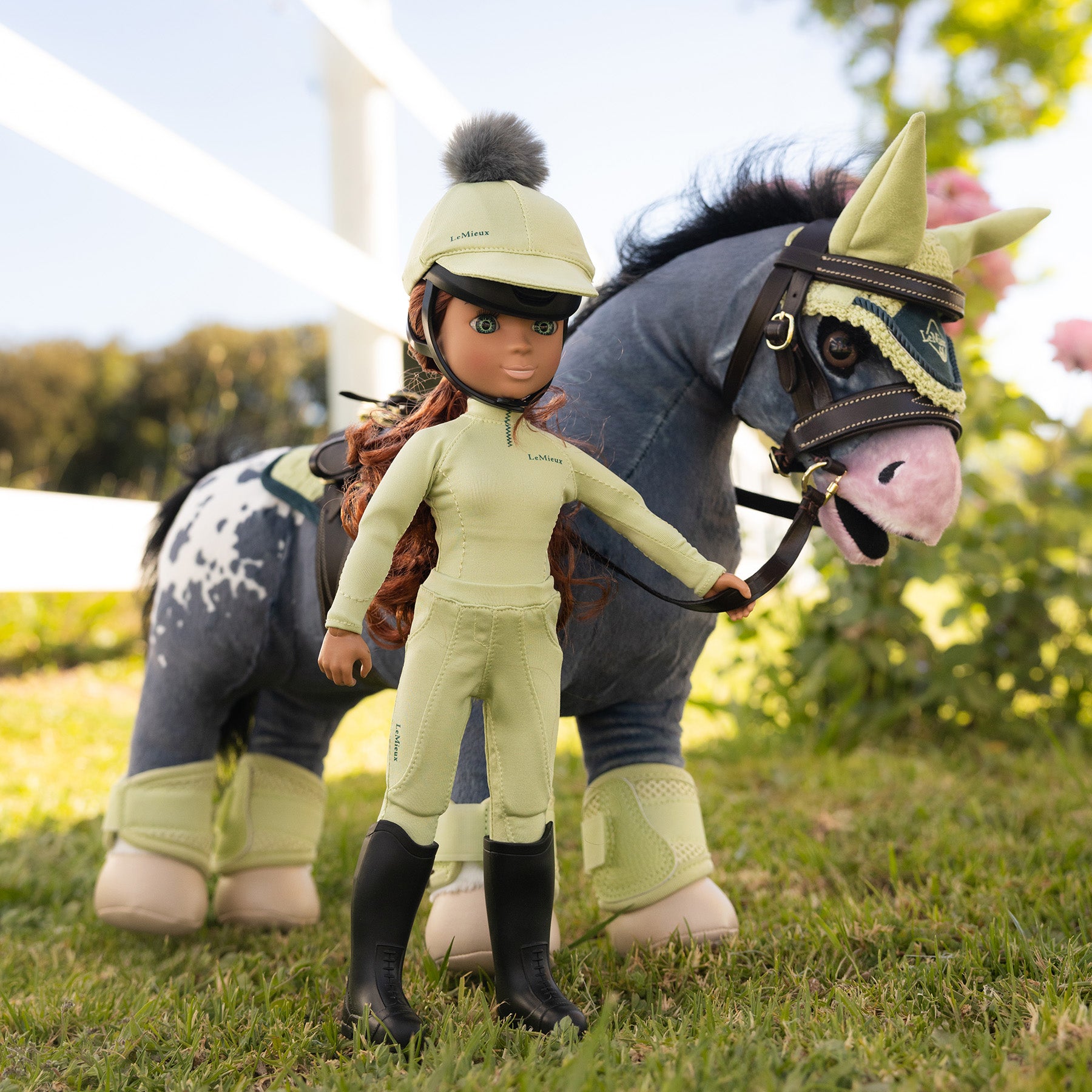 LeMieux® Toy Rider Outfit - Breech, Base Layer, and Hat Silk