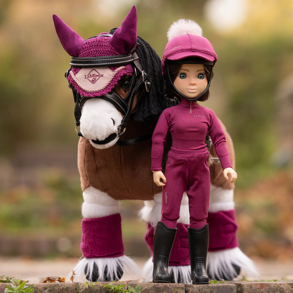 LeMieux® Toy Rider Outfit - Breech, Base Layer, and Hat Silk