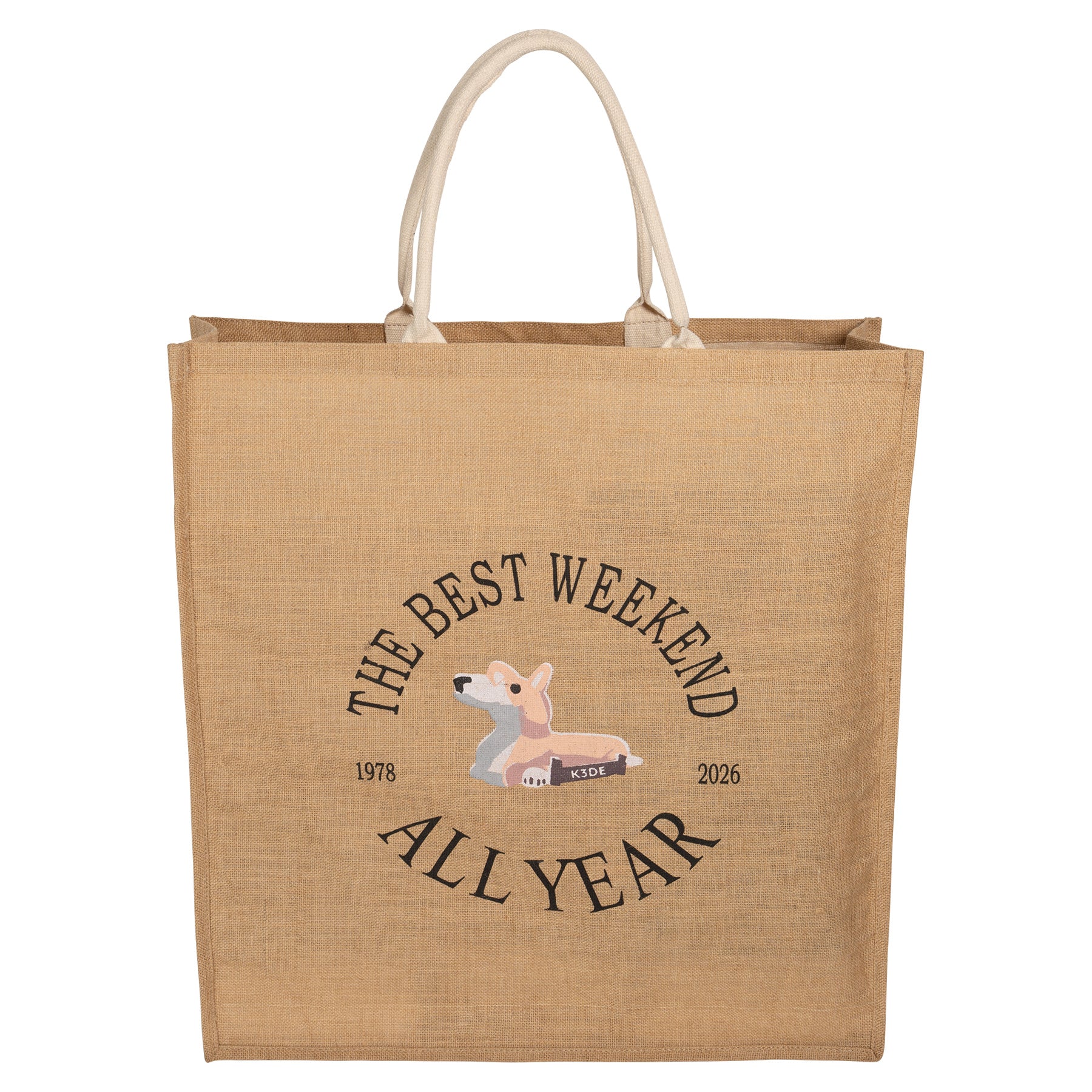 K3DE 2026 Reusable Shopping Tote Bag