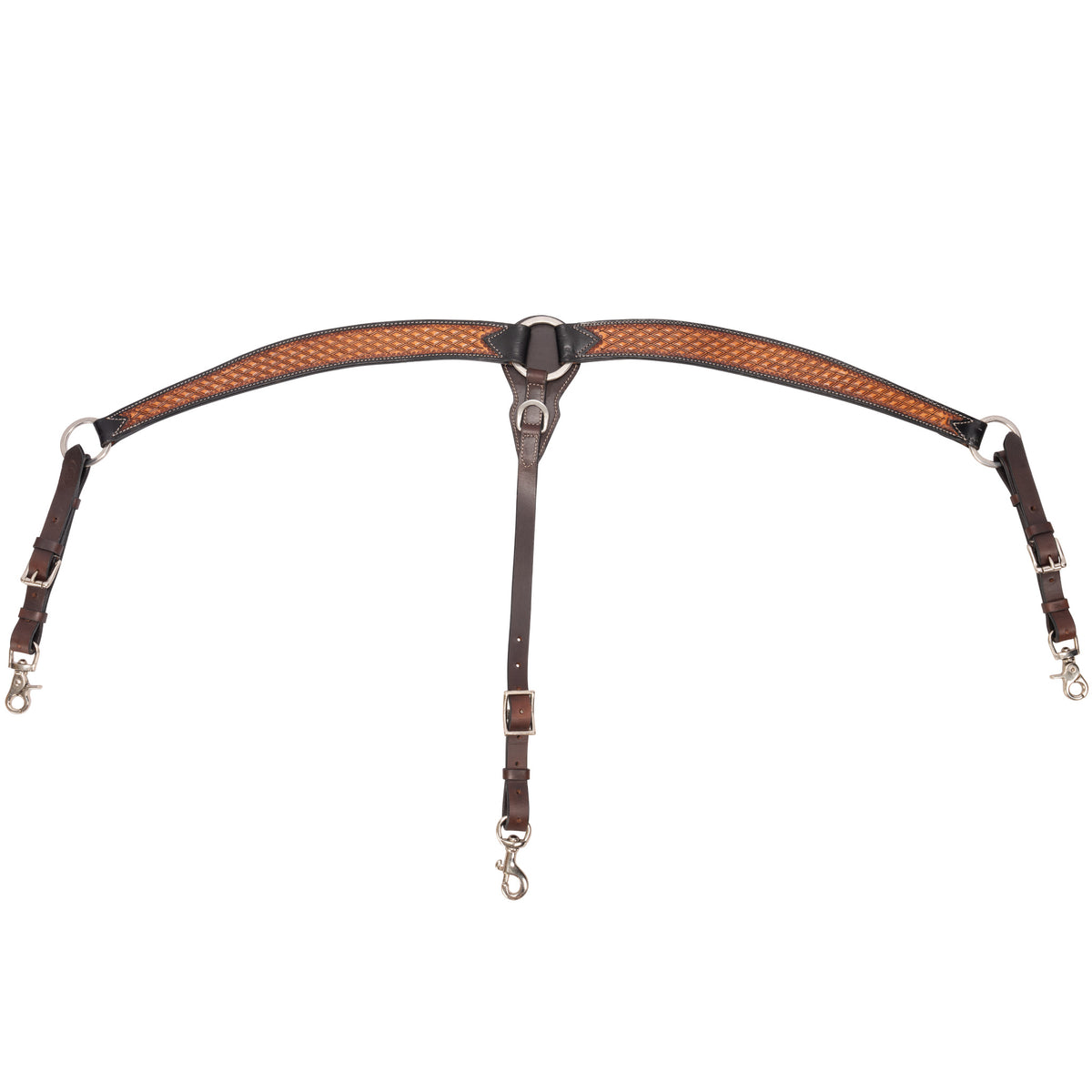 Schneiders® Crosshatch Tooled Ranch Breast Collar