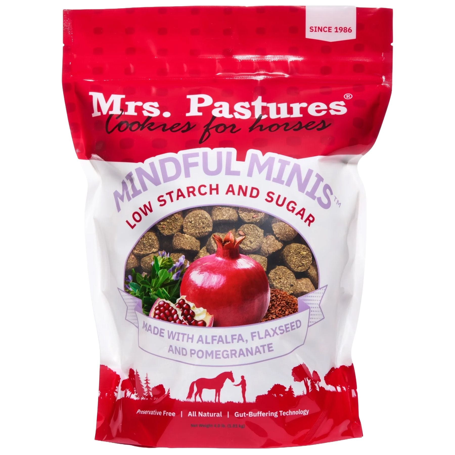 Mrs. Pastures® Mindful Minis™ Cookies for Horses - 4 lb